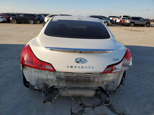 JN1CV6EK8EM111152 - 2014 INFINITI Q60 JOURNEY WHITE photo 6