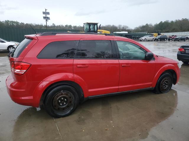 3C4PDCABXHT698961 - 2017 DODGE JOURNEY SE RED photo 3