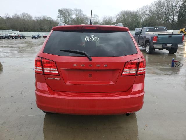 3C4PDCABXHT698961 - 2017 DODGE JOURNEY SE RED photo 6