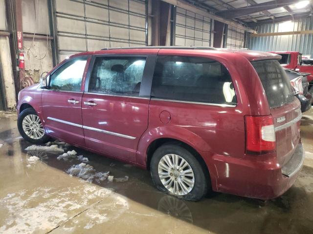 2C4RC1CG6DR509633 - 2013 CHRYSLER TOWN & COU TOURING L BURGUNDY photo 2