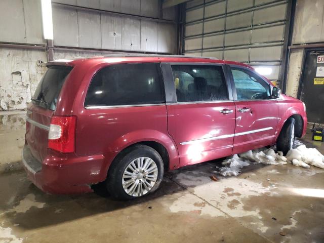 2C4RC1CG6DR509633 - 2013 CHRYSLER TOWN & COU TOURING L BURGUNDY photo 3