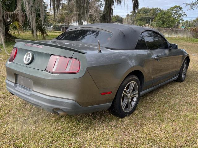 1ZVBP8EN0A5174160 - 2010 FORD MUSTANG GRAY photo 4