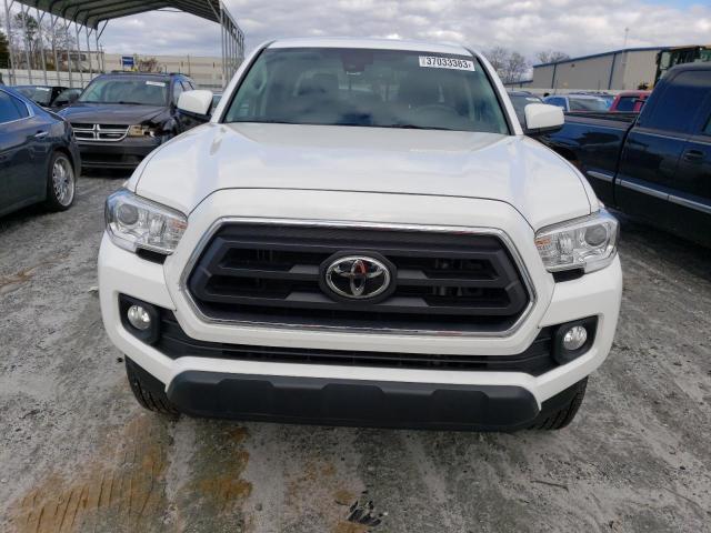 3TMAZ5CN5LM134843 - 2020 TOYOTA TACOMA DOUBLE CAB WHITE photo 5