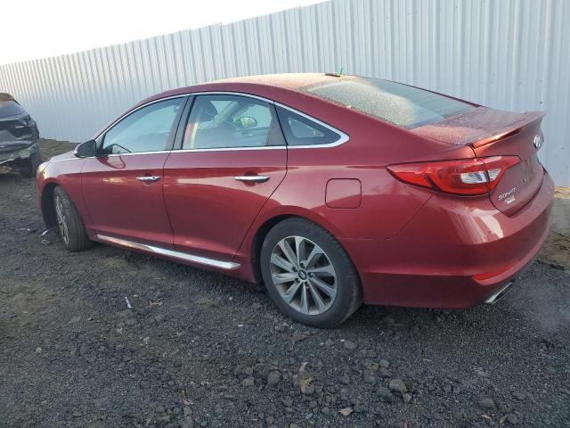 5NPE34AF1FH091878 - 2015 HYUNDAI SONATA SPORT RED photo 2