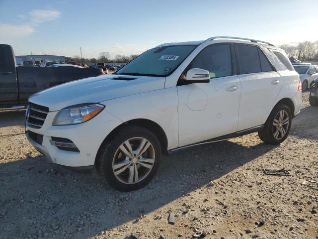 4JGDA5HB0EA280467 - 2014 MERCEDES-BENZ ML 350 4MATIC WHITE photo 1