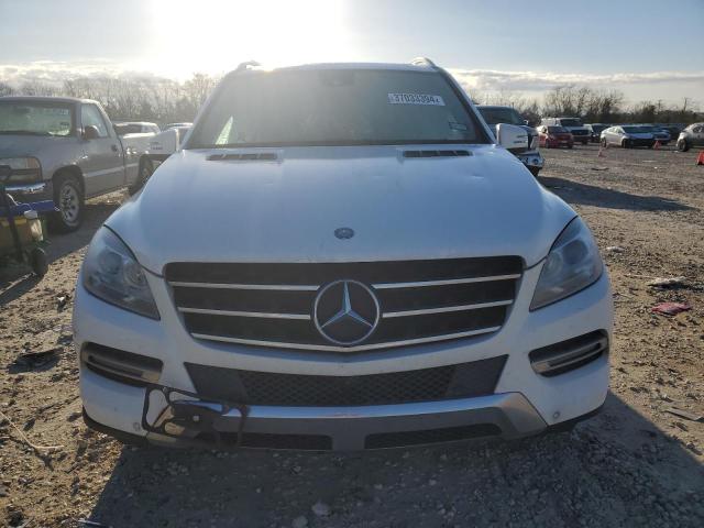 4JGDA5HB0EA280467 - 2014 MERCEDES-BENZ ML 350 4MATIC WHITE photo 5