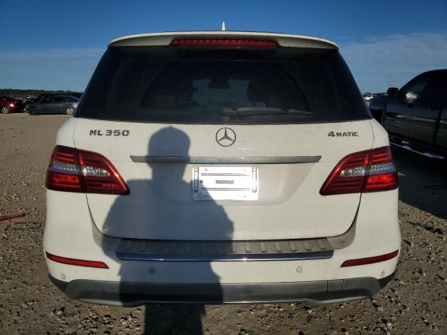 4JGDA5HB0EA280467 - 2014 MERCEDES-BENZ ML 350 4MATIC WHITE photo 6