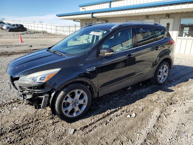 1FMCU0JX1EUC50792 - 2014 FORD ESCAPE TITANIUM BLACK photo 1