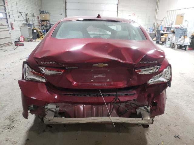 1G1ZE5SX2LF022074 - 2020 CHEVROLET MALIBU PREMIER RED photo 6