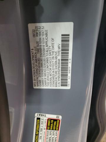 5FNRL6H92PB008648 - 2023 HONDA ODYSSEY ELITE Azul foto 13