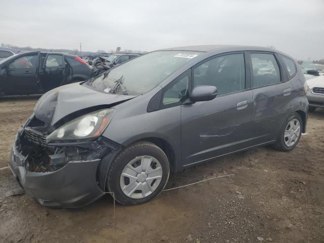 JHMGE8H33DC017035 - 2013 HONDA FIT GRAY photo 1