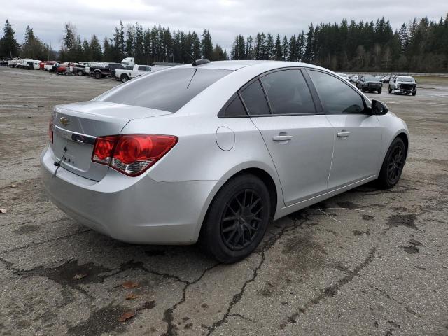 1G1PA5SG6F7237202 - 2015 CHEVROLET CRUZE LS SILVER photo 3