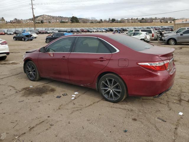 4T1BF1FKXHU648385 - 2017 TOYOTA CAMRY LE RED photo 2