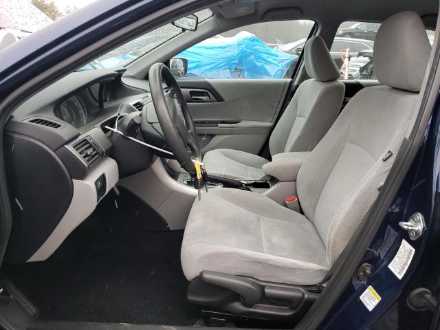 1HGCR2F38DA235750 - 2013 HONDA ACCORD LX BLUE photo 7