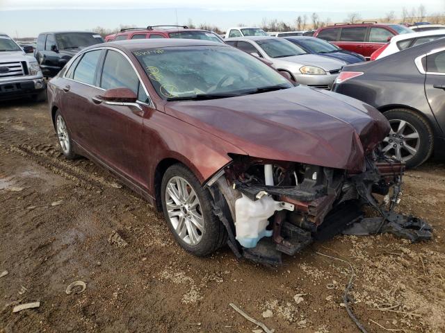 3LN6L2J95FR618817 - 2015 LINCOLN MKZ BURGUNDY photo 1