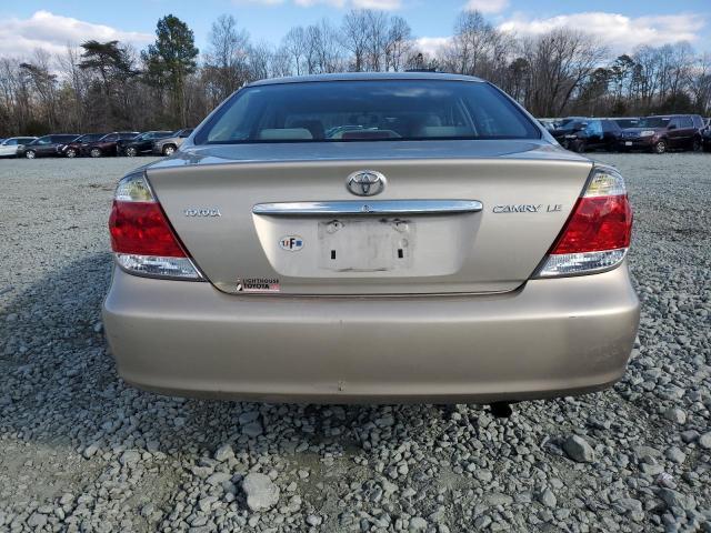 4T1BE32K76U137752 - 2006 TOYOTA CAMRY LE TAN photo 6