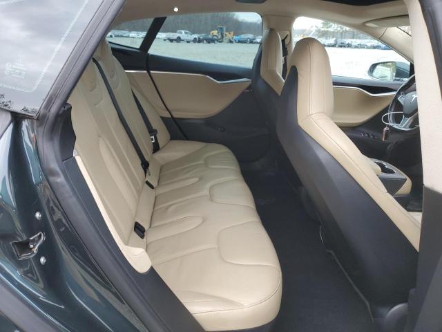 5YJSA1H11EFP28606 - 2014 TESLA MODEL S GREEN photo 10