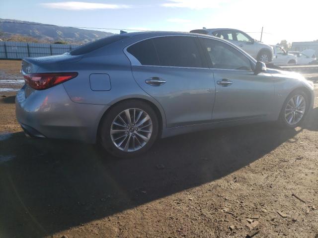 JN1EV7AP9LM202198 - 2020 INFINITI Q50 PURE BLUE photo 3