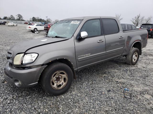 5TBET34114S448731 - 2004 TOYOTA TUNDRA DOUBLE CAB SR5 GRAY photo 1