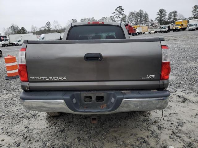 5TBET34114S448731 - 2004 TOYOTA TUNDRA DOUBLE CAB SR5 GRAY photo 6