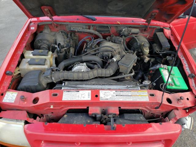 1FTYR10V1YTA29012 - 2000 FORD RANGER RED photo 11