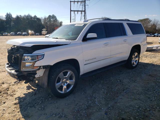 1GNSCJKC5FR707040 - 2015 CHEVROLET SUBURBAN C1500 LT SILVER photo 1