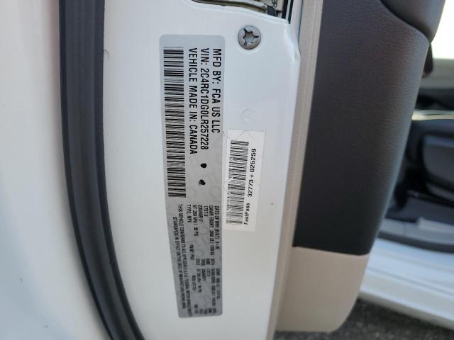 2C4RC1DG0LR257228 - 2020 CHRYSLER VOYAGER LXI WHITE photo 12