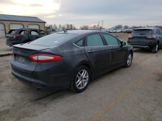 3FA6P0H76GR200677 - 2016 FORD FUSION SE GRAY photo 3