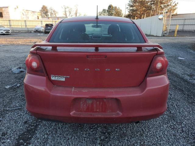 1C3CDZAB5EN166793 - 2014 DODGE AVENGER SE RED photo 6