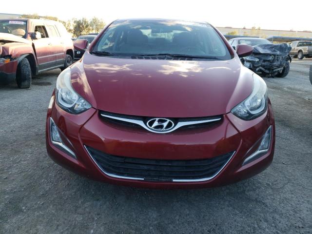 5NPDH4AE8EH489026 - 2014 HYUNDAI ELANTRA SE RED photo 5