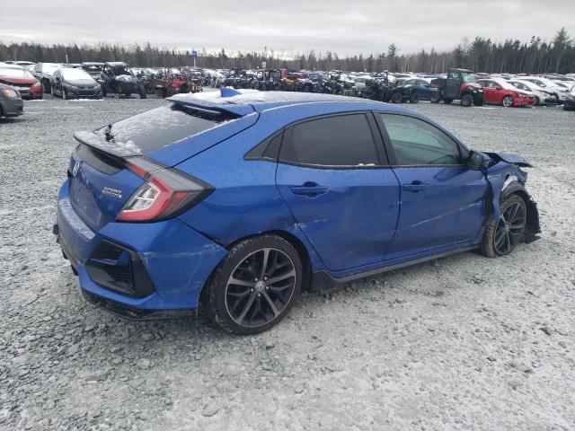 SHHFK7H95LU301111 - 2020 HONDA CIVIC SPORT TOURING BLUE photo 3