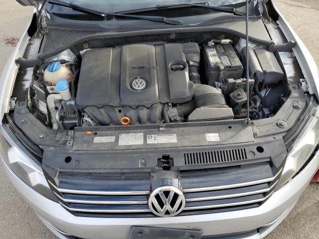 1VWAP7A32DC050269 - 2013 VOLKSWAGEN PASSAT S SILVER photo 11