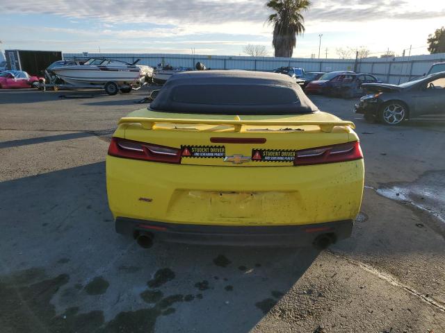 1G1FB3DS2J0103755 - 2018 CHEVROLET CAMARO LT YELLOW photo 6