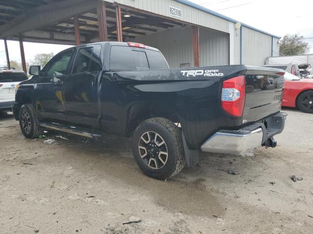 5TFRM5F16EX076751 - 2014 TOYOTA TUNDRA DOUBLE CAB SR/SR5 BLACK photo 2