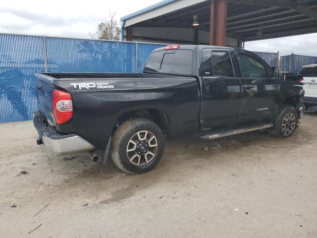 5TFRM5F16EX076751 - 2014 TOYOTA TUNDRA DOUBLE CAB SR/SR5 BLACK photo 3