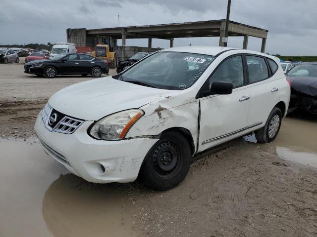 JN8AS5MV0DW627029 - 2013 NISSAN ROGUE S WHITE photo 1