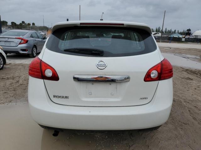 JN8AS5MV0DW627029 - 2013 NISSAN ROGUE S WHITE photo 6