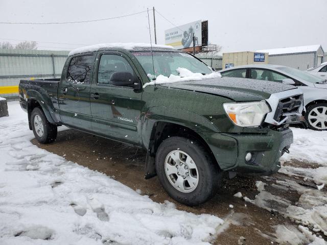 5TFMU4FN4EX026406 - 2014 TOYOTA TACOMA DOUBLE CAB LONG BED GREEN photo 4