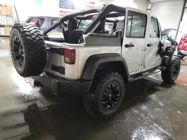 1J4BA3H19BL514459 - 2011 JEEP WRANGLER U SPORT ვერცხლისფერი ფოტო 3