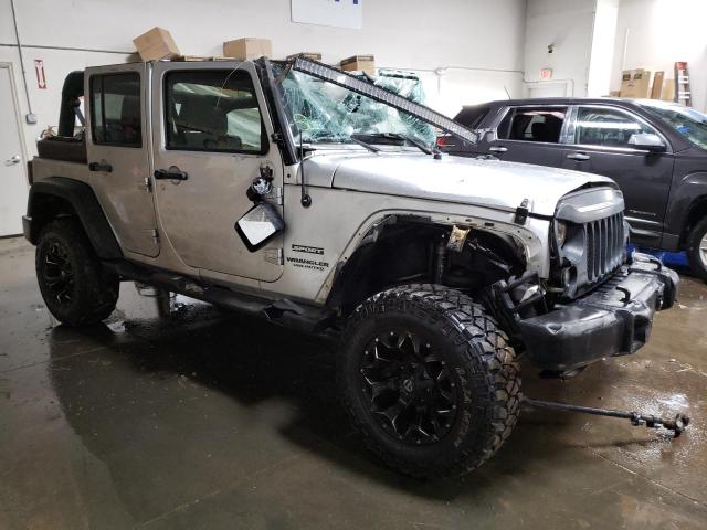 1J4BA3H19BL514459 - 2011 JEEP WRANGLER U SPORT ვერცხლისფერი ფოტო 4