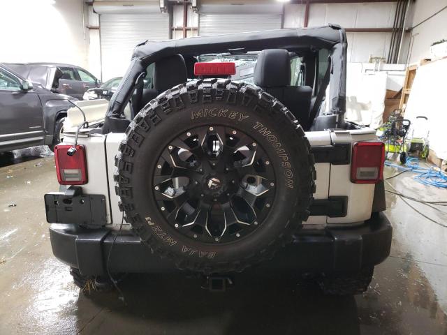 1J4BA3H19BL514459 - 2011 JEEP WRANGLER U SPORT ვერცხლისფერი ფოტო 6