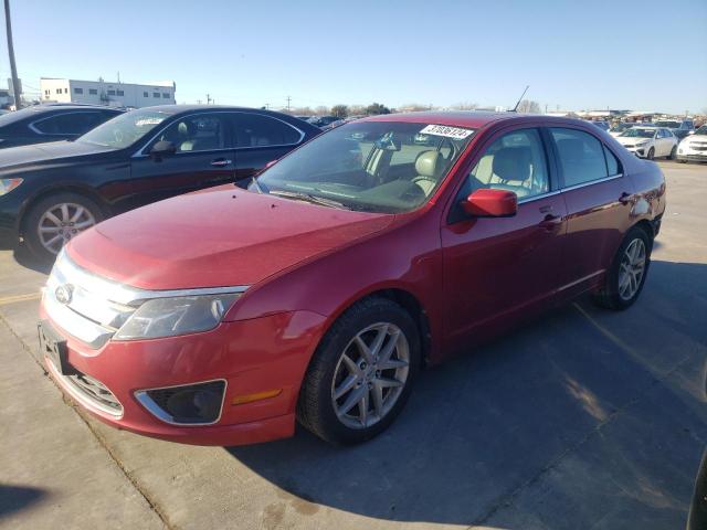 3FAHP0JG2CR193448 - 2012 FORD FUSION SEL RED photo 1