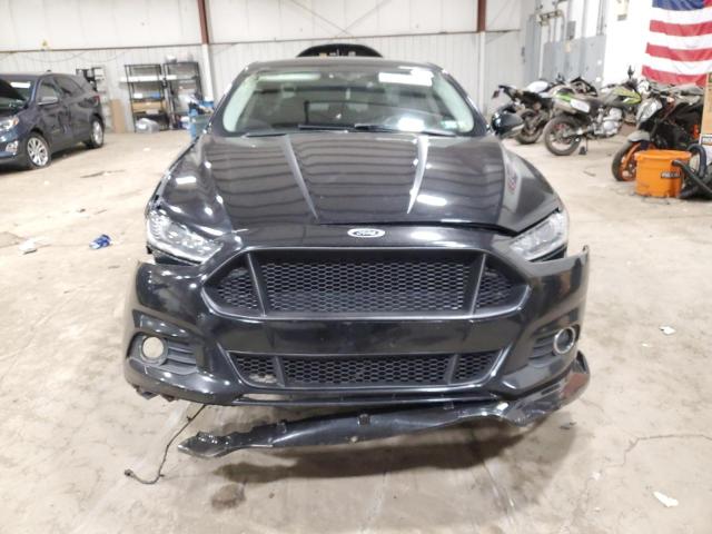 3FA6P0T91GR269446 - 2016 FORD FUSION SE BLACK photo 5