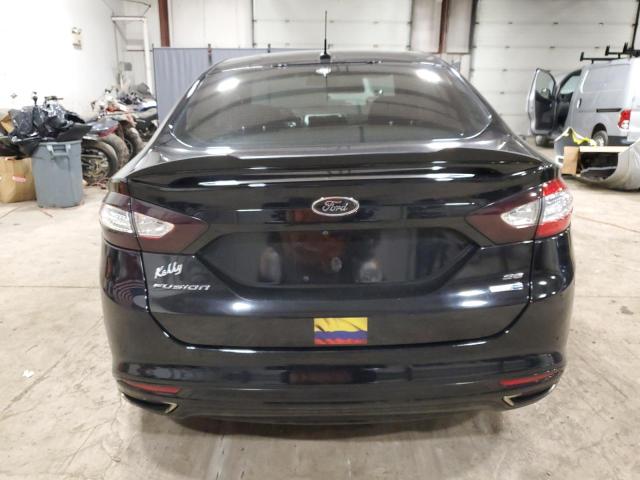 3FA6P0T91GR269446 - 2016 FORD FUSION SE BLACK photo 6