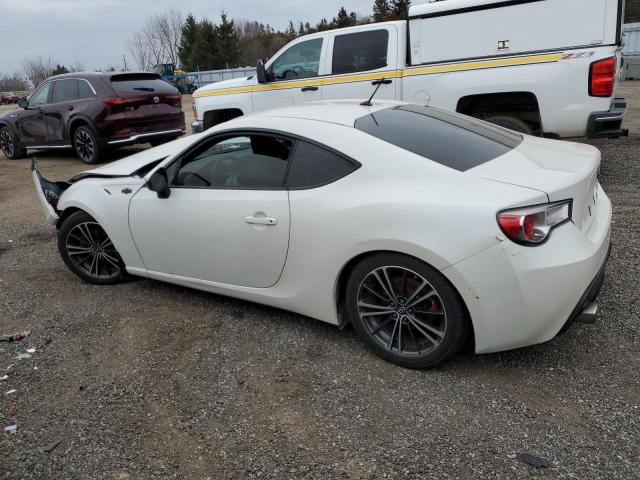 JF1ZNAA16D1723850 - 2013 TOYOTA SCION FR-S WHITE photo 2