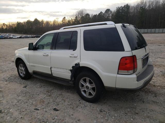 5LMEU68H64ZJ25344 - 2004 LINCOLN AVIATOR WHITE photo 2