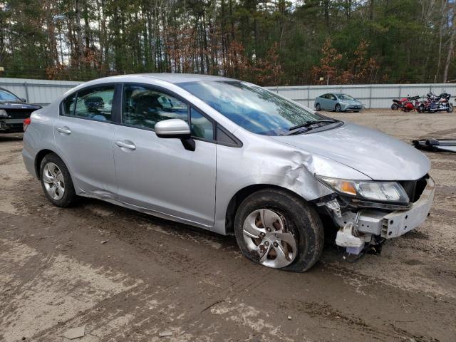 2HGFB2E59EH530458 - 2014 HONDA CIVIC LX SILVER photo 4