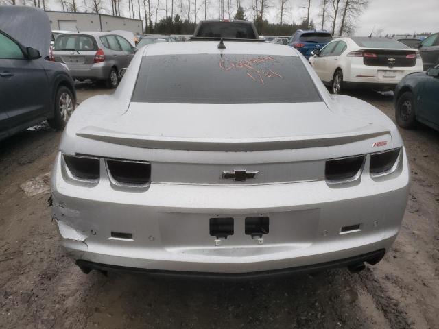 2G1FG1EV6A9216564 - 2010 CHEVROLET CAMARO LT SILVER photo 6