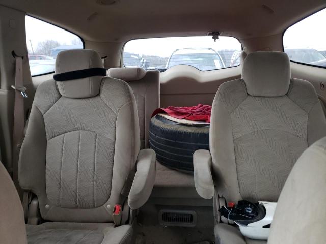 5GALRAED6AJ152253 - 2010 BUICK ENCLAVE CX CREAM photo 10