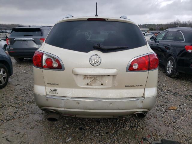 5GALRAED6AJ152253 - 2010 BUICK ENCLAVE CX CREAM photo 6